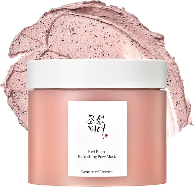 Beauty of Joseon Red Bean Pore Refreshing Mask Mud Cream Hydrating Wash Off Pack, Pore Cleansing Exfoliator, Korean Skin Care for Men and Women 140ml, 473 floz