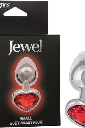 CalExotics Jewel Small Ruby Heart Anal Plug