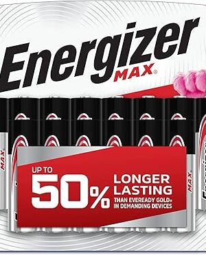 Energizer MAX AA Batteries (16 Pack), Double A Alkaline Batteries