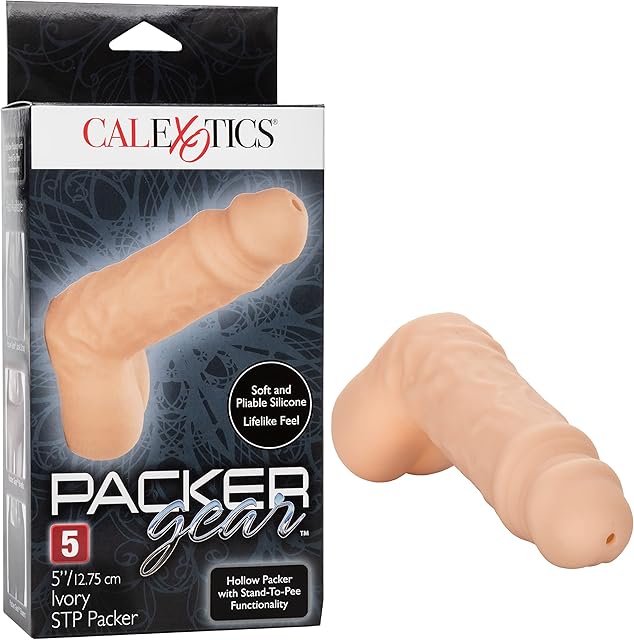 CalExotics Packer Gear STP Packer ? Realistic Prosthetic Stand To Pee Strap On Sex - Trans Transitioning FTM Adult Female To Male - Ivory