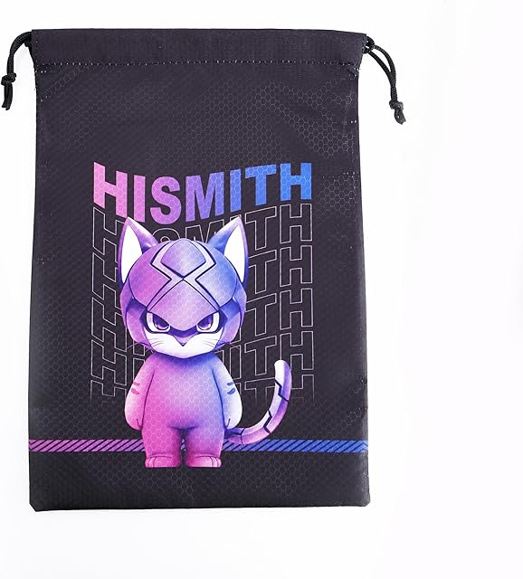Hismith Adult Toy Storage Bags, Drawstring Storage Bags, Polyester Fabric Pouch Stuff Bags for Travelling, 6 Pieces Gift Bag ?M size set?