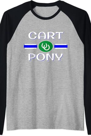 BDSM Cart Pony Shirt, Human Dom Sub PetPlay, Fetish Pride Raglan Baseball Tee