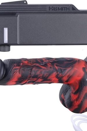 Hismith 83? Squirting Dildo, APP Controlled Lubricant Applicator, 635? Insertable Length Cumming Sex Toys, Ejaculating Dildo with KlicLok System