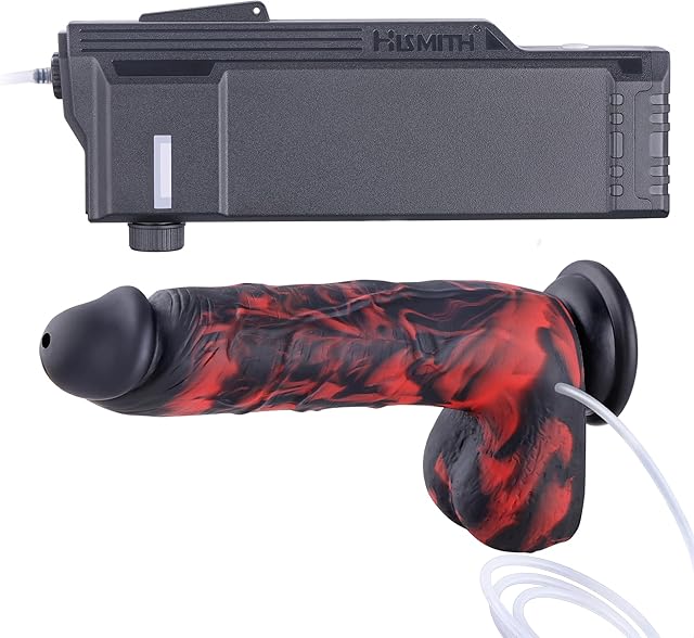 Hismith 83? Squirting Dildo, APP Controlled Lubricant Applicator, 635? Insertable Length Cumming Sex Toys, Ejaculating Dildo with KlicLok System