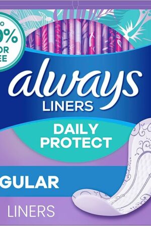 Always Daily Protect Liners, Regular Length, Unscented, 96 Count