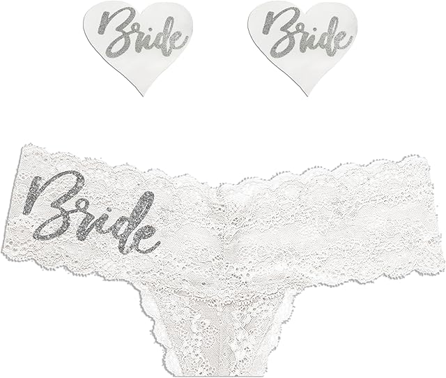 Bride Panties - Naughty Gifts for the Bride to Be - Wedding Night, Bridal Shower, Bachelorette Party Gift