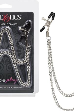CalExotics Novelties Nipple Play Tiered Clamps, Silver