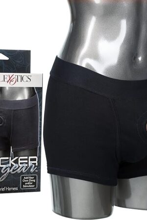 CalExotics Novelties Packer Gear Black Boxer Brief Harness Large/X-Large, Black