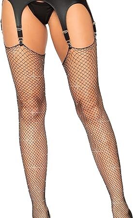 Women's Unfinished Top Industrial Fishnet Stockings