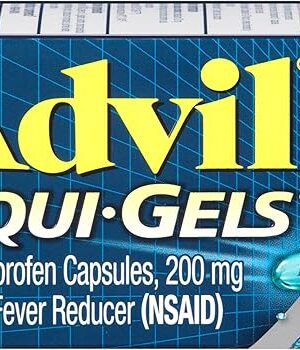 Advil Liqui-Gels Pain Reliever And Fever Reducer, Pain Medicine For Adults With Ibuprofen 200mg For Headache, Backache, Menstrual Pain And Joint Pain Relief - 40 Liquid Filled Capsules