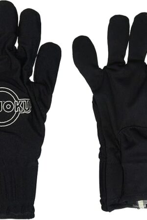 910R-LG/910L-LG Right and Left Handed Five Finger Vibrating Massage Glove Kit, Black, Large