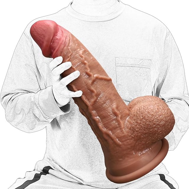 1654" Giant Dildo, Huge Realistic Dildos with Strong Suction Cup for Hands-Free Fisting, Big Anal Dildo for Men Women, Thick Monster Dildo Machine for G-Spot Stimulation Vaginal, Gag Gift Sex Toy