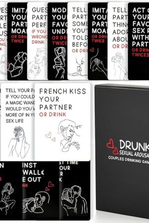 Drinking Game Card Deck Sex Card Game Sex Toy Adventurous Playing Cards Erotic Bedroom Game for Couple Lover