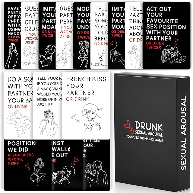 Drinking Game Card Deck Sex Card Game Sex Toy Adventurous Playing Cards Erotic Bedroom Game for Couple Lover