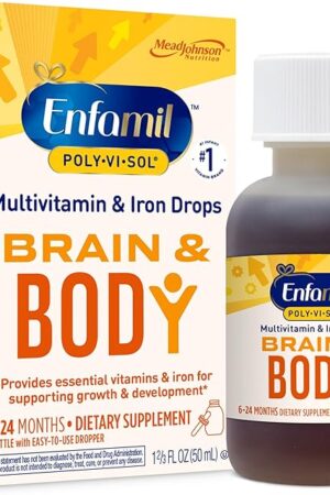 Enfamil Poly-Vi-Sol with Iron Liquid Multivitamin Drops, Supports Growth & Development*, 50mL Bottle?