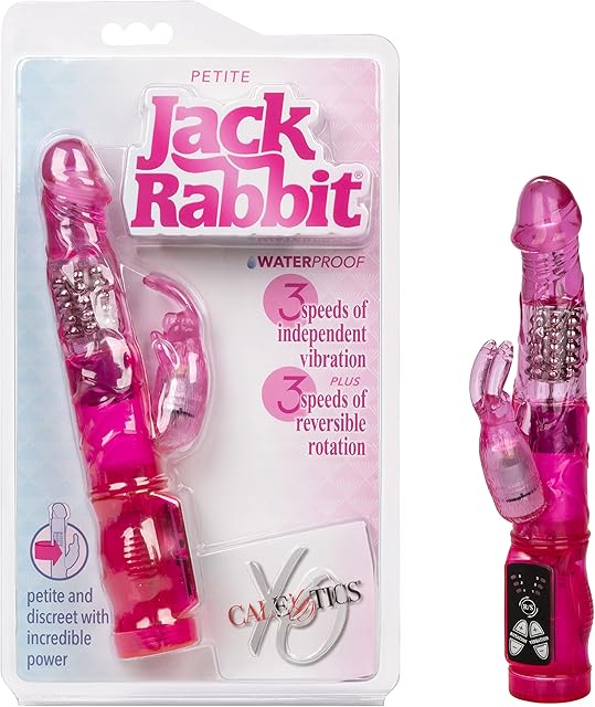 CalExotics Novelties Petite Jack Rabbit Vibrator, Pink