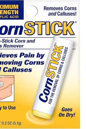 CornStick Maximum Strength Salicylic Acid Solid-Stick Corn and Callus Remover 02 Oz