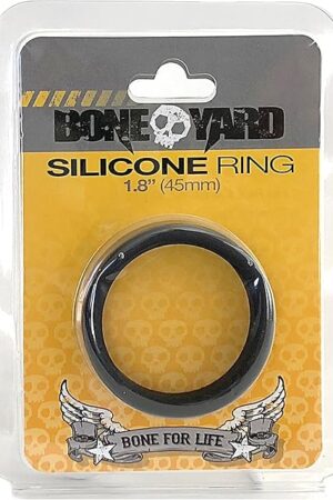 Boneyard Silicone Cock Ring (18?) 45mm - Black