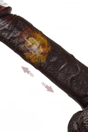 11.5" Realistic Dildo with 9 Vibration & 3 Thrusting Modes  Heated Thick Vibrator for G-Spot, Clitoral & Anal Stimulation  Large Remote Control Sex Toy for Men, Women & Couples