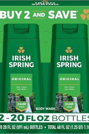 Irish Spring Original Clean Body Wash, 20 Oz, 2 Pack