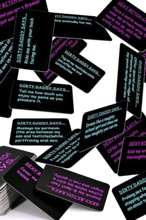 Bedroom Command Sex Card Game Intimacy Deck Naughty Party Game Sex Toy Adventurous Playing Cards Erotic Bedroom Game for Couple Lover