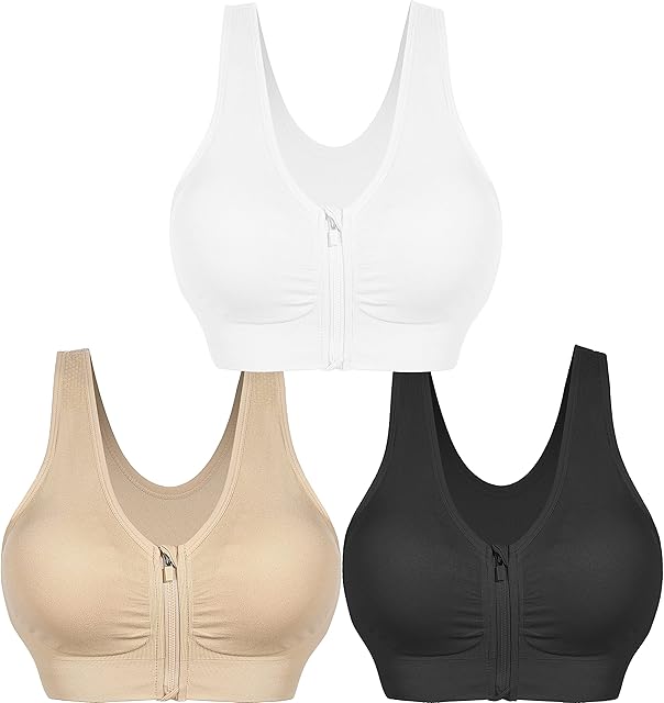 Women's Removable Padded Strappy Sports Bra Yoga Tops Activewear for Women