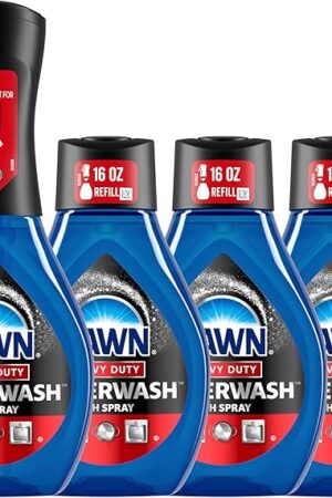 Dawn Powerwash Heavy Duty Dish Spray All-Purpose Cleaner and Degreaser, 64oz, 1 SK + 3 RF