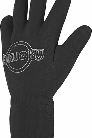 Fukuoku Massage Glove Vibrator, Left Hand, Black, Large