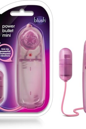 Blush Novelties B Yours Power Bullet Mini - Remote Control Micro Vibrator Bullet - for Vaginal, Nipple Stimulation - Use During Foreplay, Intercourse - Versatile Sex Toy for Beginners Couples