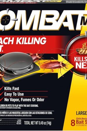 Combat Max Large Roach Killing Bait, 8 count (Pack of 1)