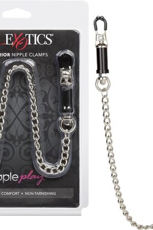 CalExotics Novelties Nipple Play Superior Clamps, Silver