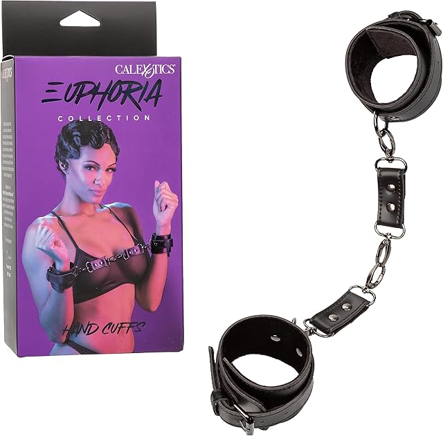 CalExotics Euphoria Collection Bondage Restraints Hand Cuffs, A BDSM Sex Gear & Accessory - SE-3100-35-3