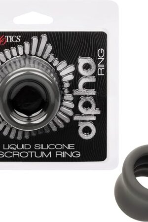CalExotics Alpha Liquid Silicone Scrotum Cock Ring for Men - SE-1492-60-2