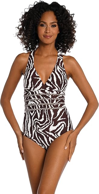 Women's Multi Strap Cross Back One Piece Swimsuit