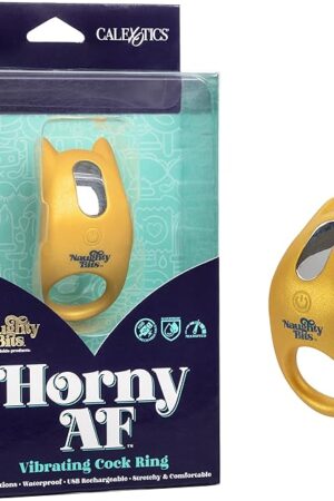 California Exotics Novelties Naughty Bits Horny AF Vibrating Cock Ring