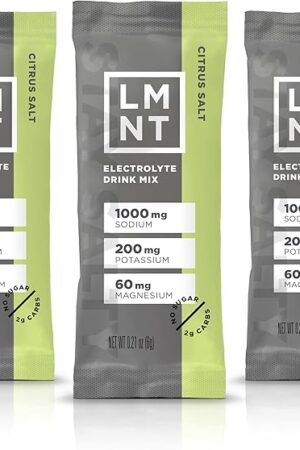 Drink LMNT Zero Sugar Electrolytes - Citrus Salt | Drink Mix | 30-Count
