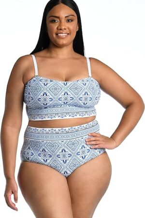 Women's Bandeau Midkini Swimsuit Top