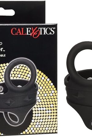 CalExotics Silicone Tri Snap Ball Spreader, Black