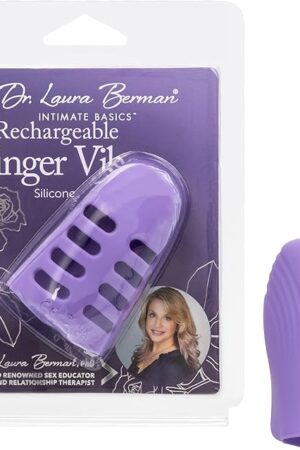 CalExotics Dr Laura Berman Rechargeable Finger Vibe Made with Waterproof Silicone Purple - SE-9730-20-2