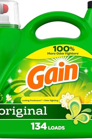 Gain Liquid Laundry Detergent, Original scent, 134 Loads