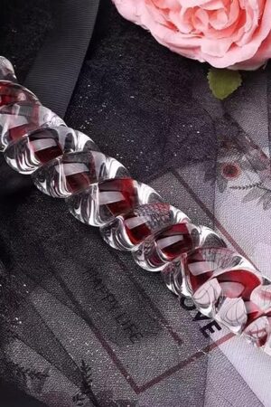 Glass Dildo Fantasy Dildo Adult Sex Toys for Couples,Clear Dildo Spiral Anal Dildo Glass Butt Plug for Prostate Massager Stimulator, Thin Realistic Dildos Anal Sex Toy for Men Women