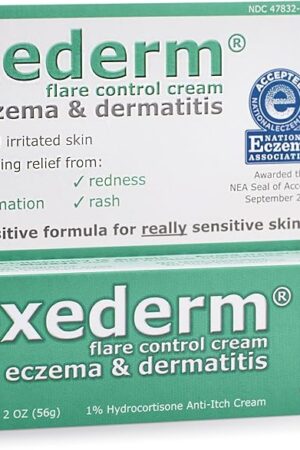 Exederm Flare Control Cream for Eczema & Dermatitis, 2oz