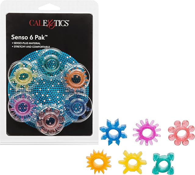 CalExotics Senso 6 Pak Cock Rings
