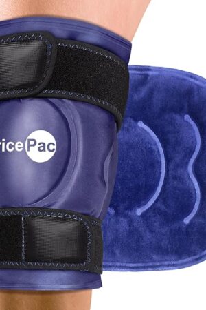 Ice Pack for Knee Pain Relief, Reusable Gel Ice Wrap for Injuries, Swelling, Knee Replacement Surgery, Cold Compress Therapy for Arthritis, Meniscus Tear and ACL, Blue