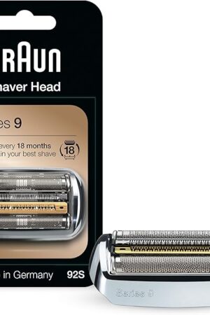 Braun Series 9 Electric Shaver Replacement Head - 92S - Compatible with all Series 9 Electric Razors 9290cc, 9291cc, 9370cc, 9293s, 9385cc, 9390cc, 9330s, 9296cc