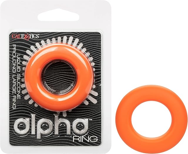 CalExotics Alpha Liquid Silicone Prolong Large Penis Cock Ring - SE-1491-55-2