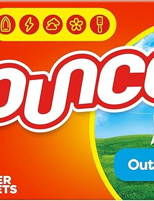 Bounce Dryer Sheets Laundry Fabric Softener, Outdoor Fresh Scent, 240 Count