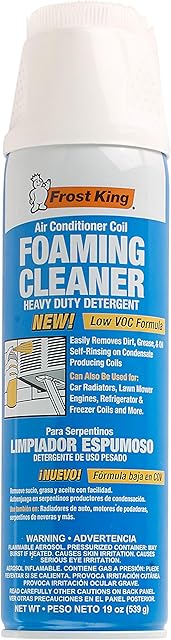 Frost King ACF19 Foam Coil Cleaner, 118 Pound (Pack of 1), 19 Ounce