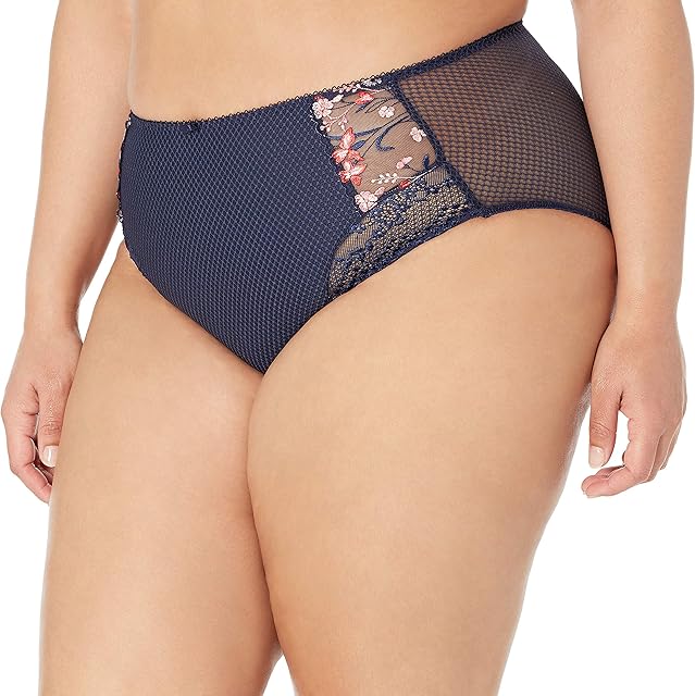 Women's Plus Size Charley Full Coverage Brief, Navy, 4XL