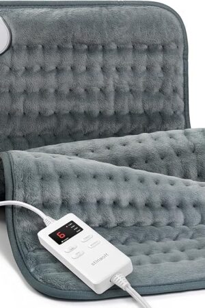 Heating Pad for Back & Period Cramps, Portable Heating Pad for Neck and Shoulders and Back with Auto Shut Off Large, Machine Washable, Christmas Gifts for Women, Men